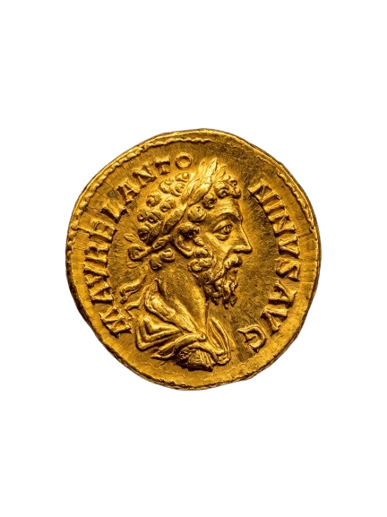 Roman aureus coin